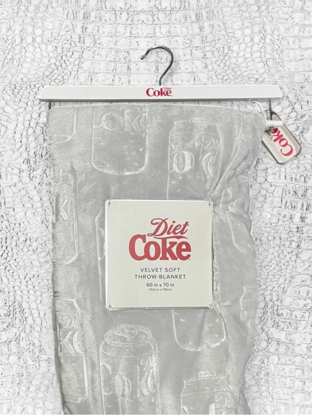Velvet Soft Throw Blanket - Diet Coke